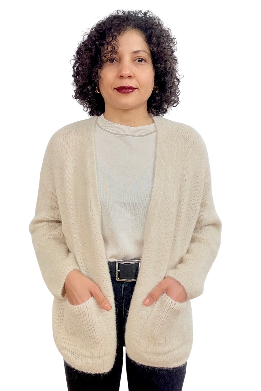 Cardigan kint pocket
