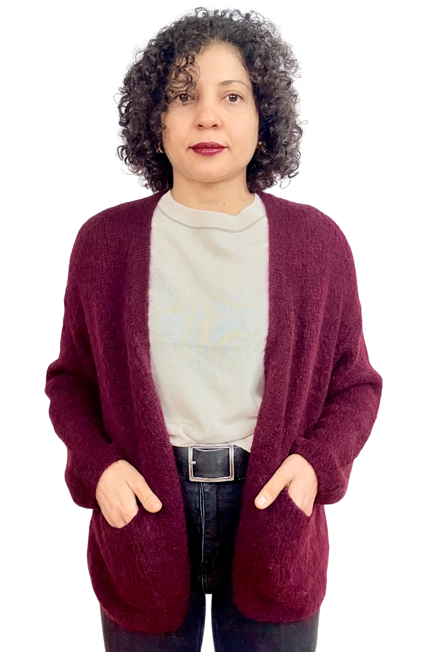 Cardigan kint pocket