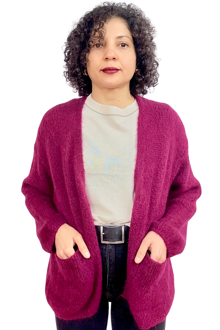 Cardigan kint pocket