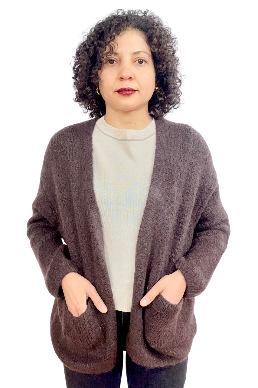Cardigan kint pocket