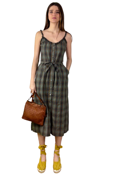Vestido vero madras