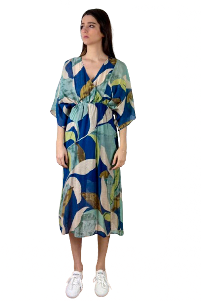 Vestido irina leaf