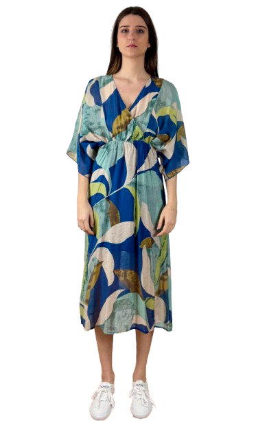 Vestido irina leaf