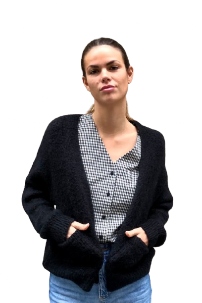 Cardigan wool sh