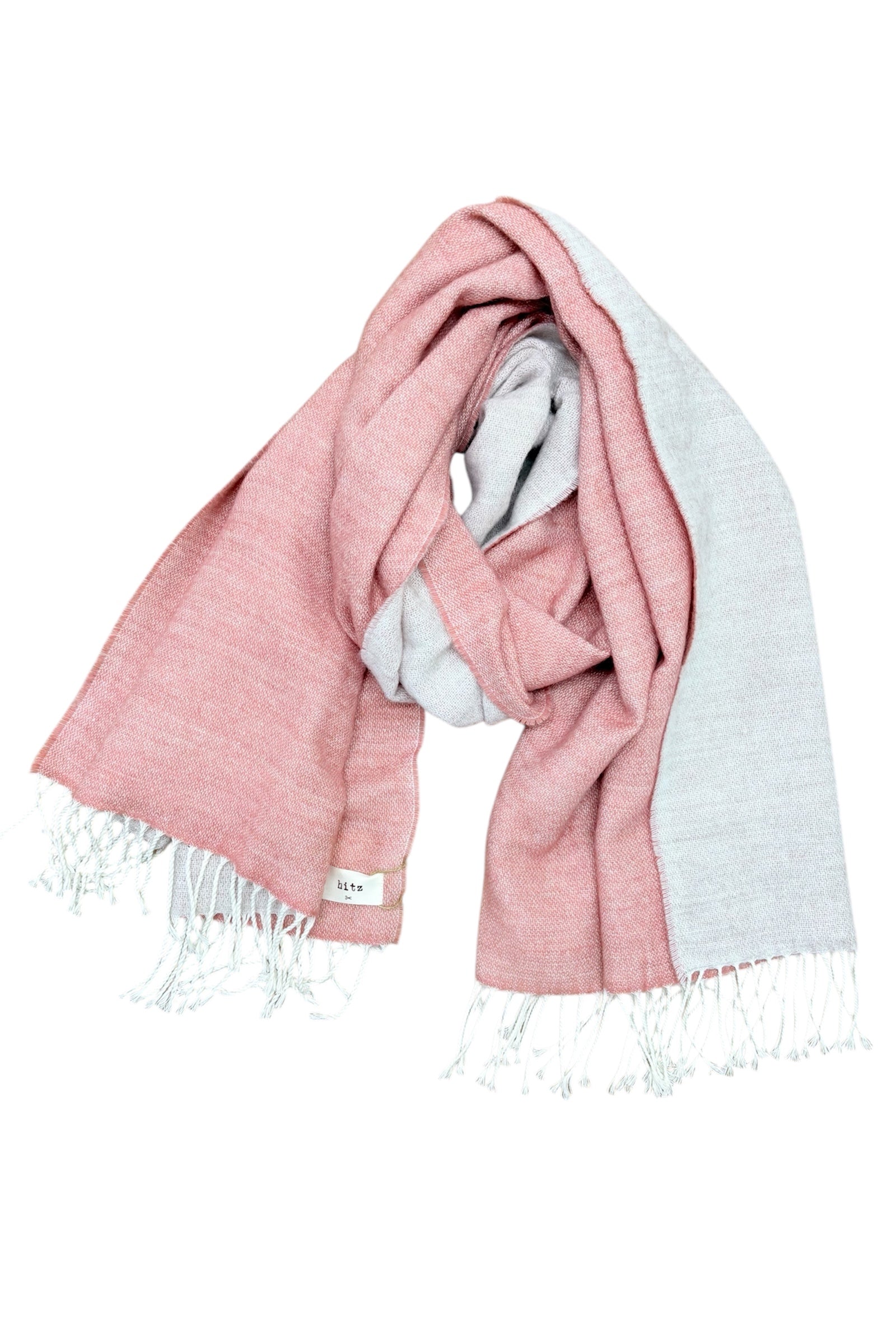 Scarf double bianco