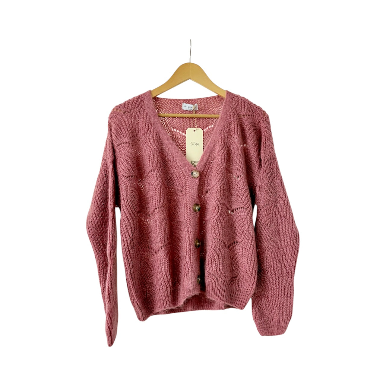 Cardigan loose mohair
