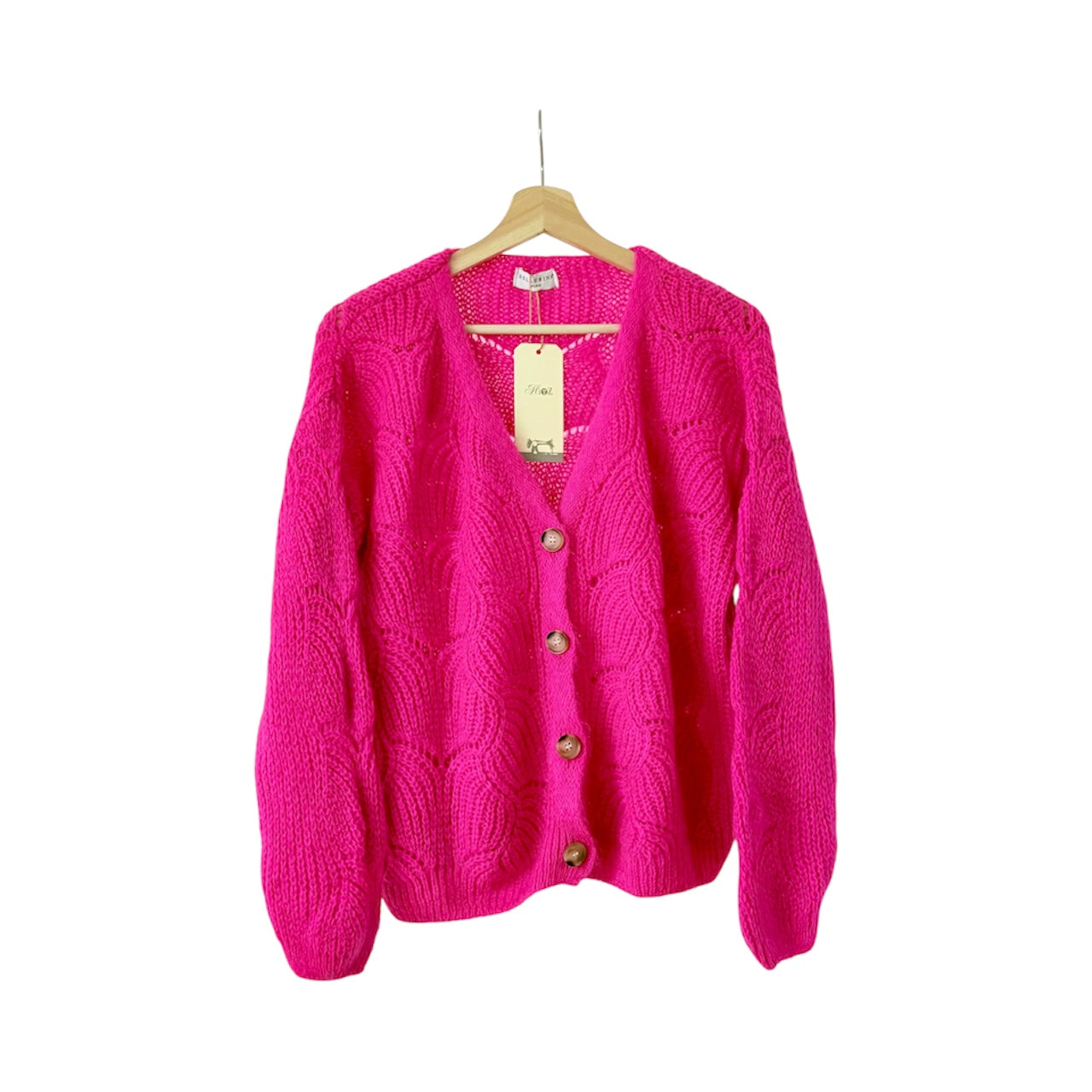 Cardigan loose mohair