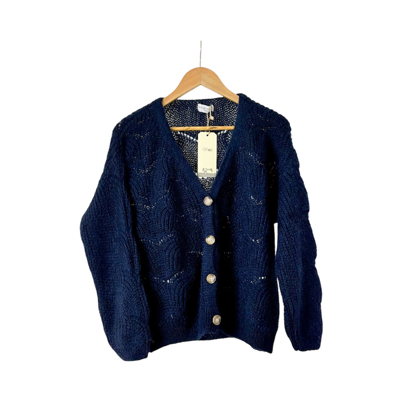 Cardigan loose mohair