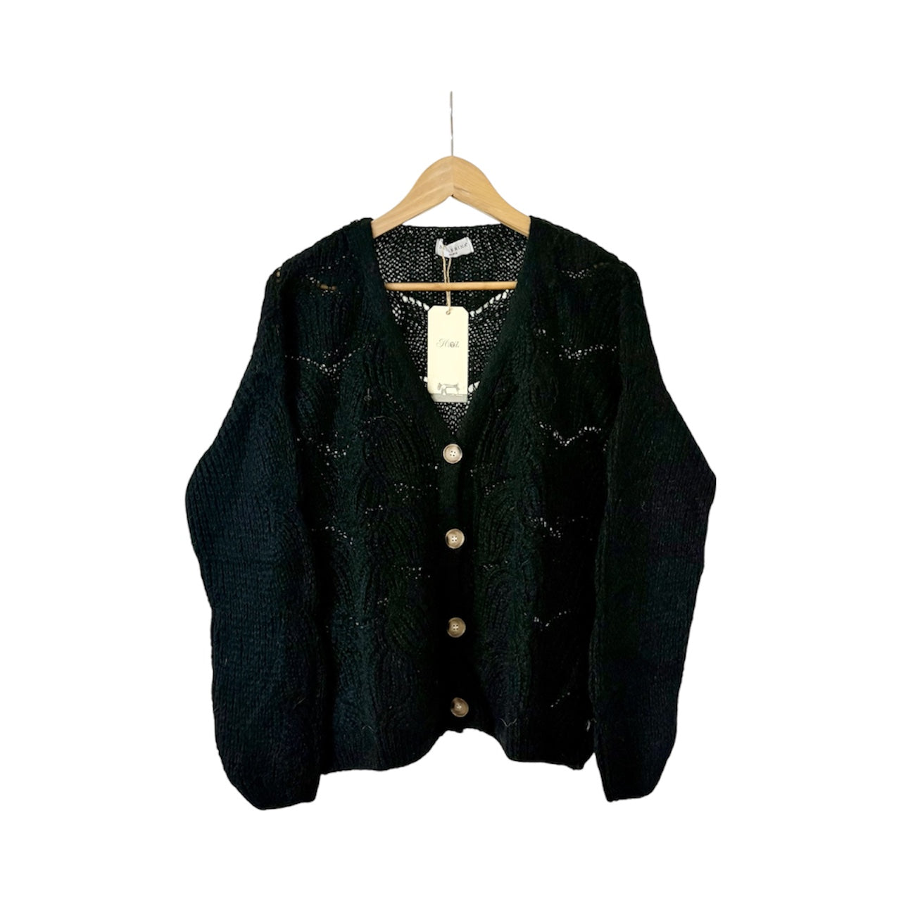 Cardigan loose mohair