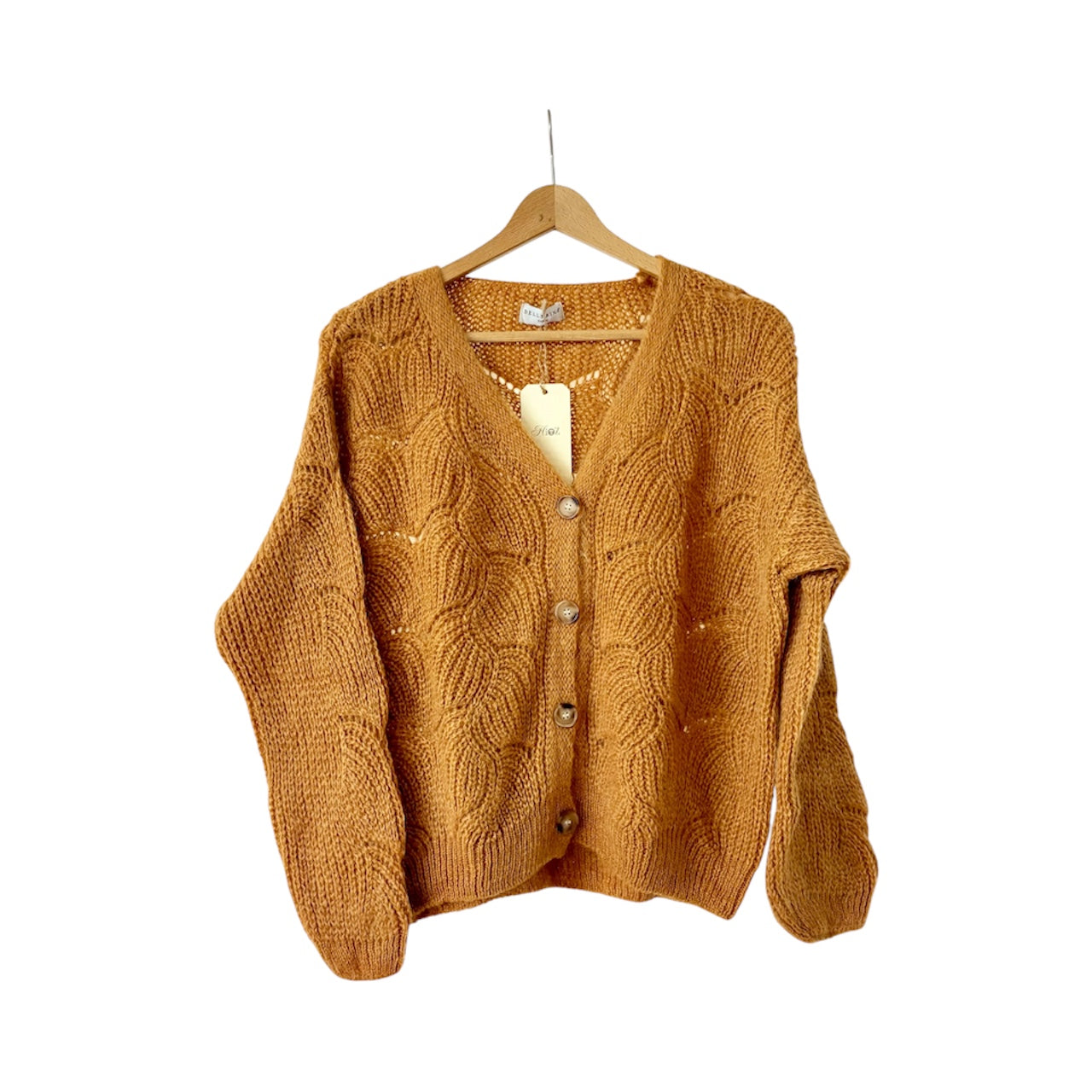 Cardigan loose mohair
