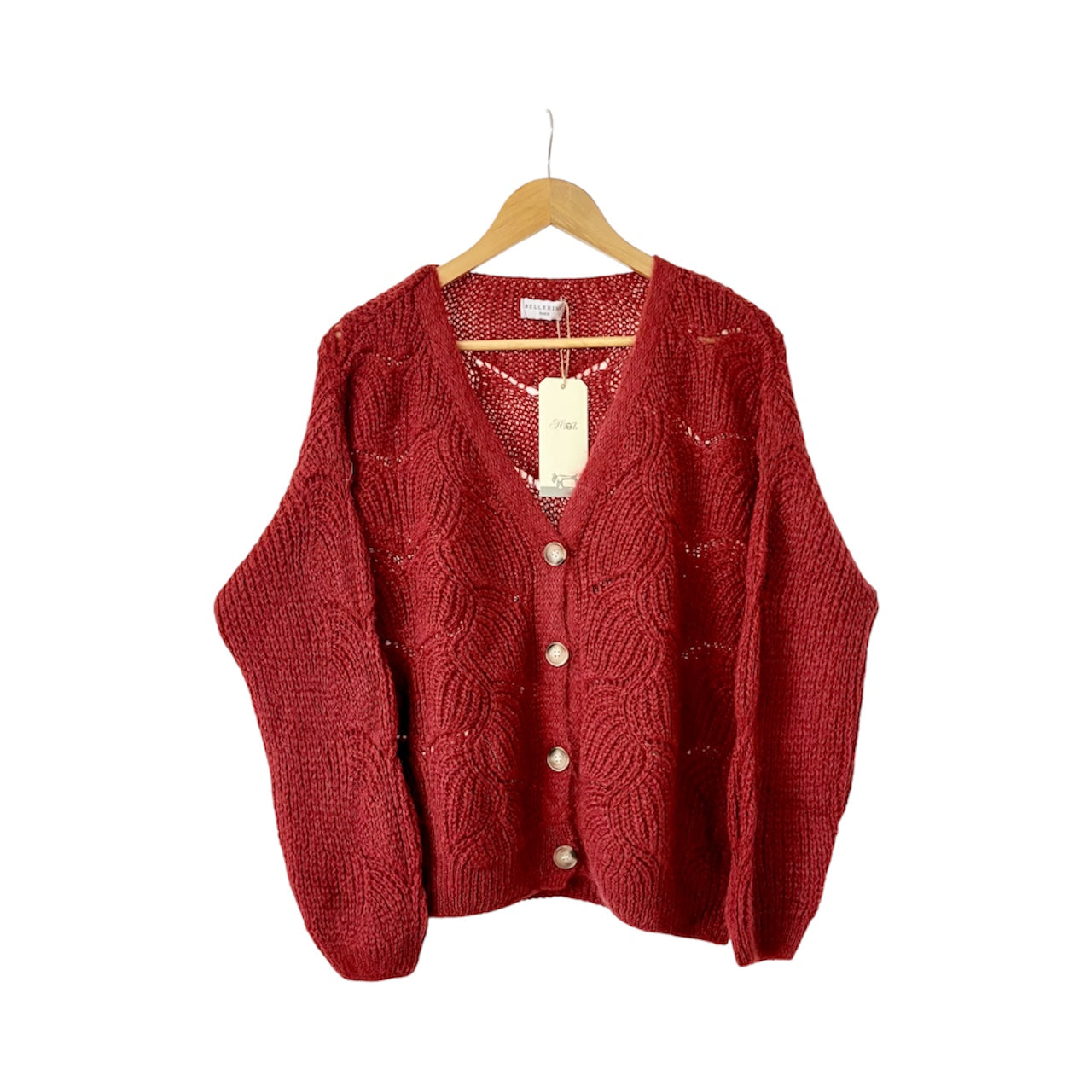 Cardigan loose mohair