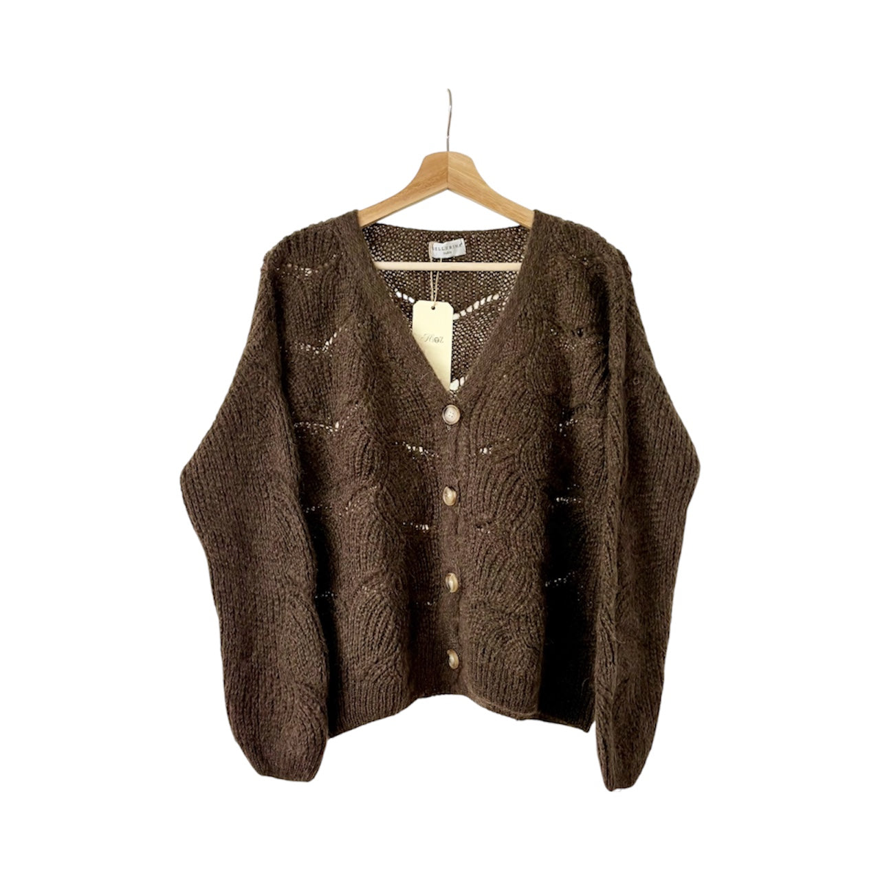 Cardigan loose mohair
