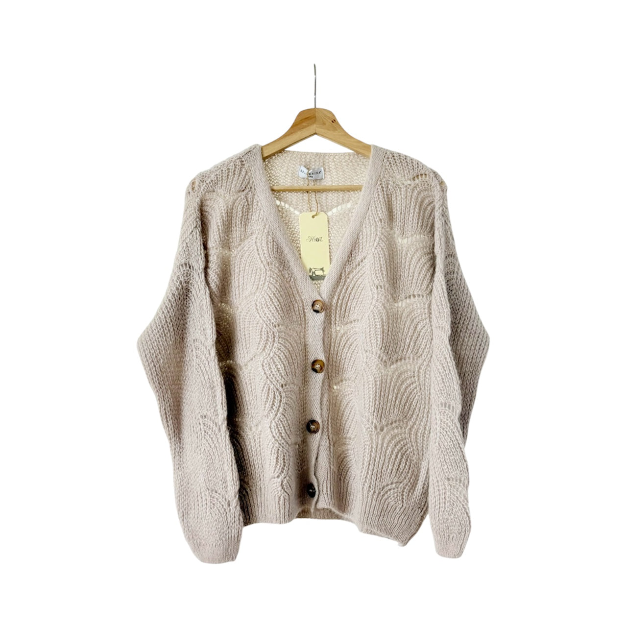 Cardigan loose mohair