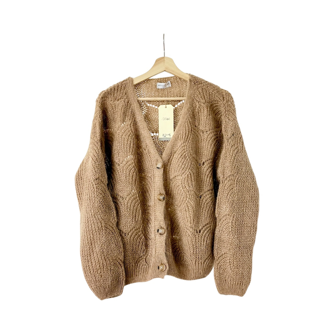 Cardigan loose mohair