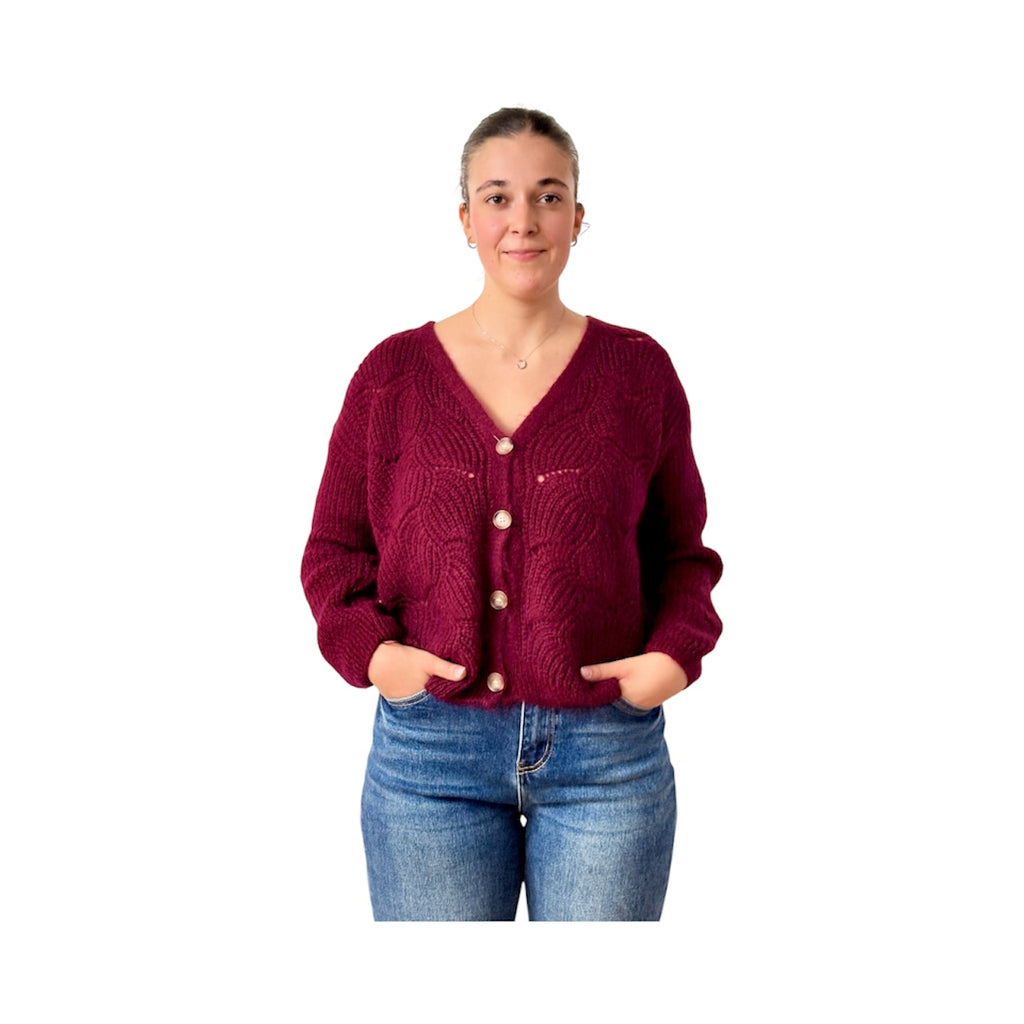 Cardigan loose mohair