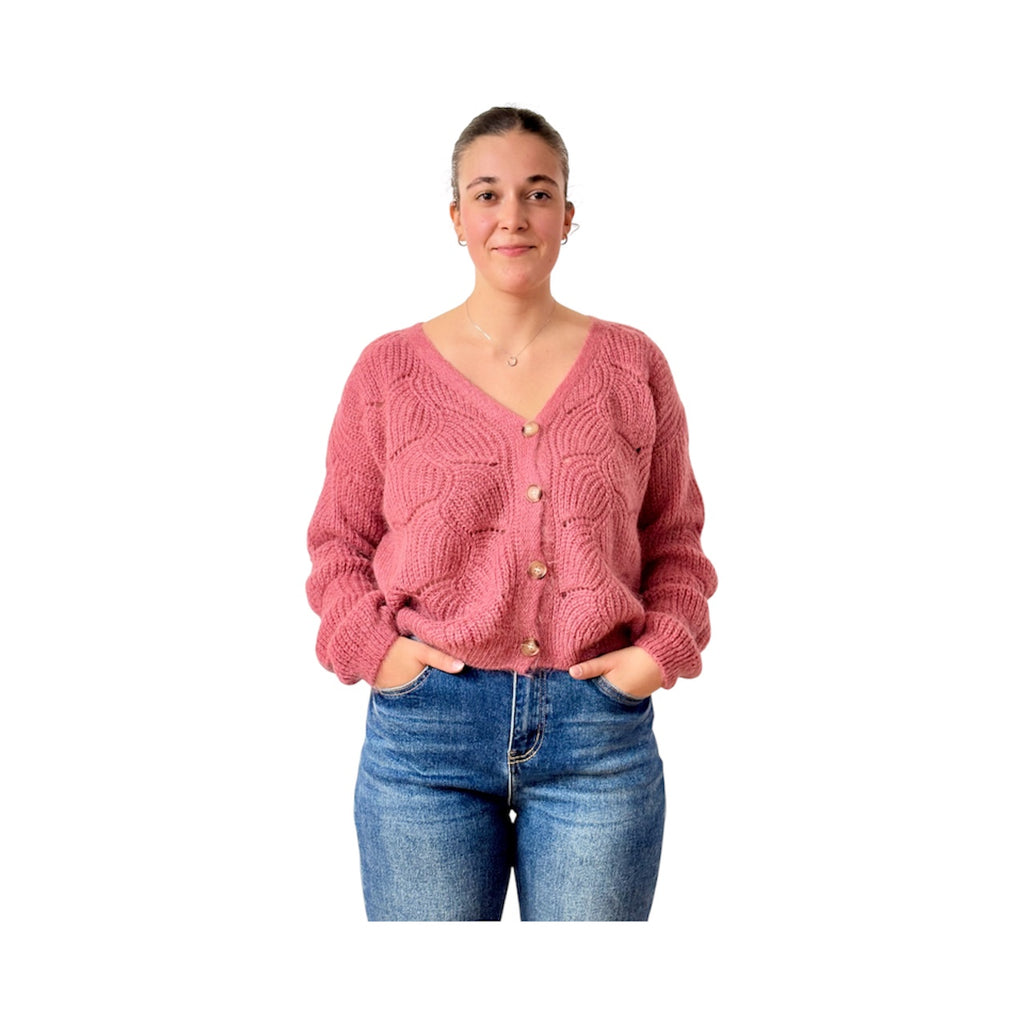 Cardigan loose mohair