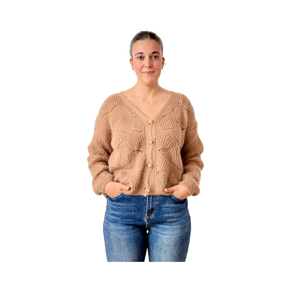 Cardigan loose mohair