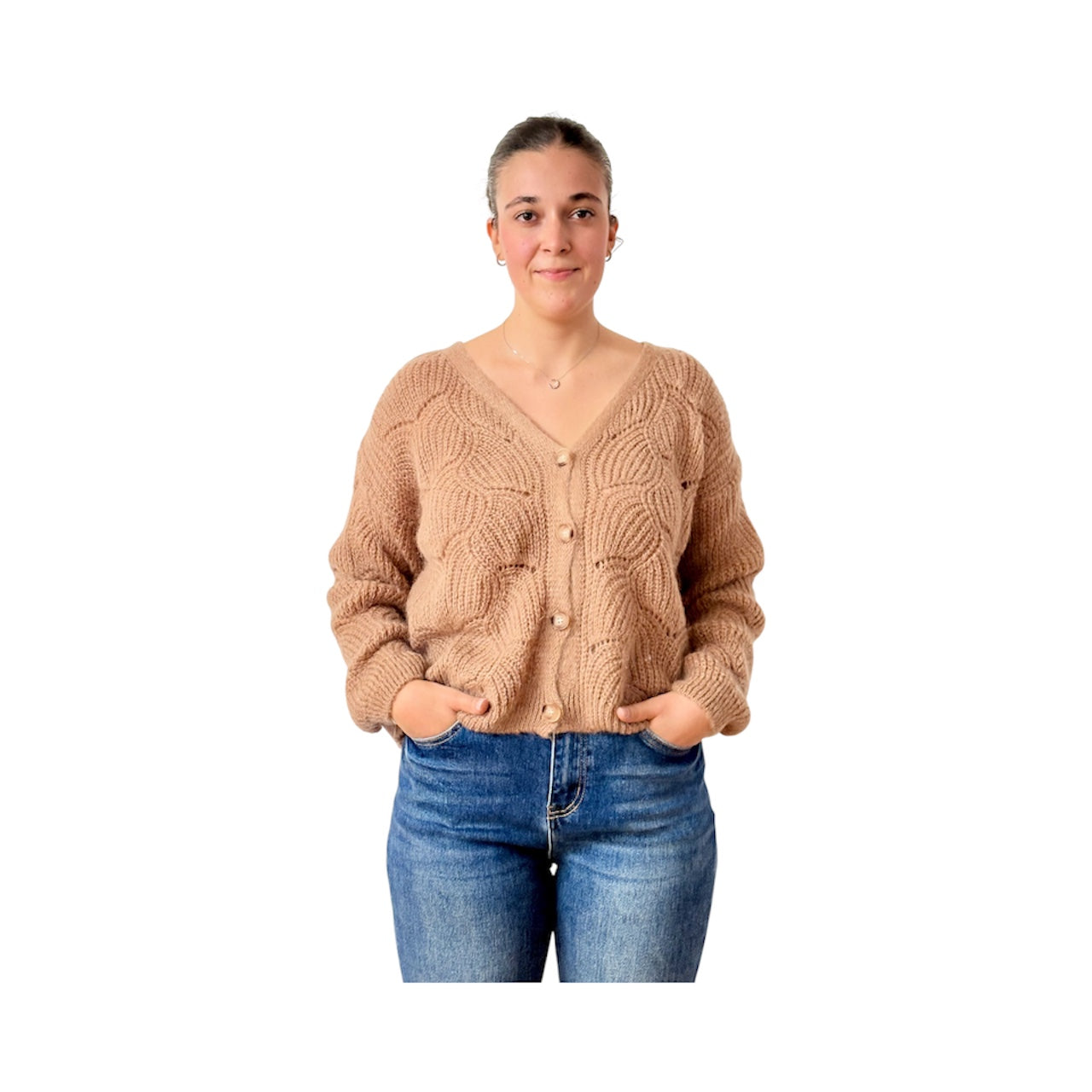 Cardigan loose mohair