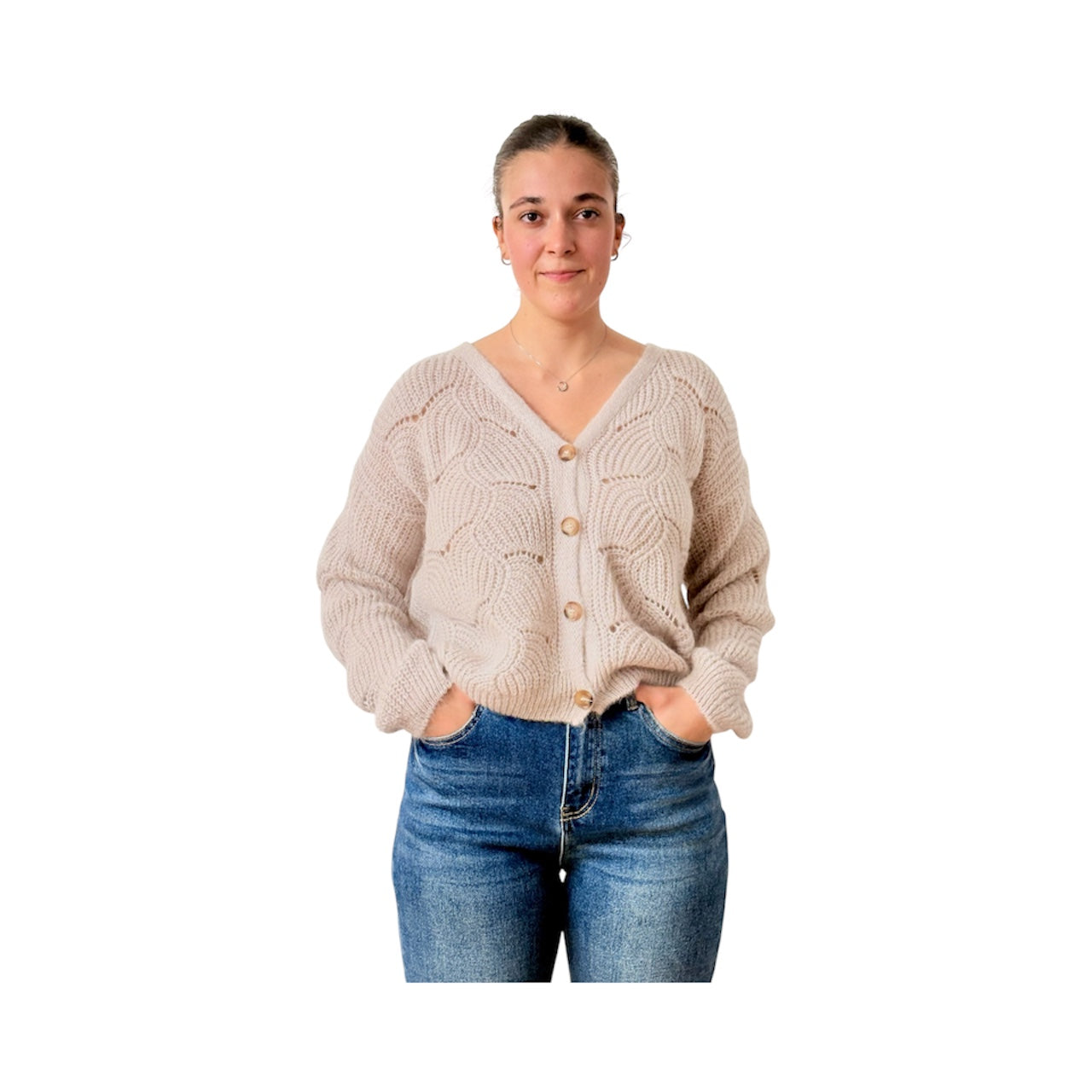 Cardigan loose mohair