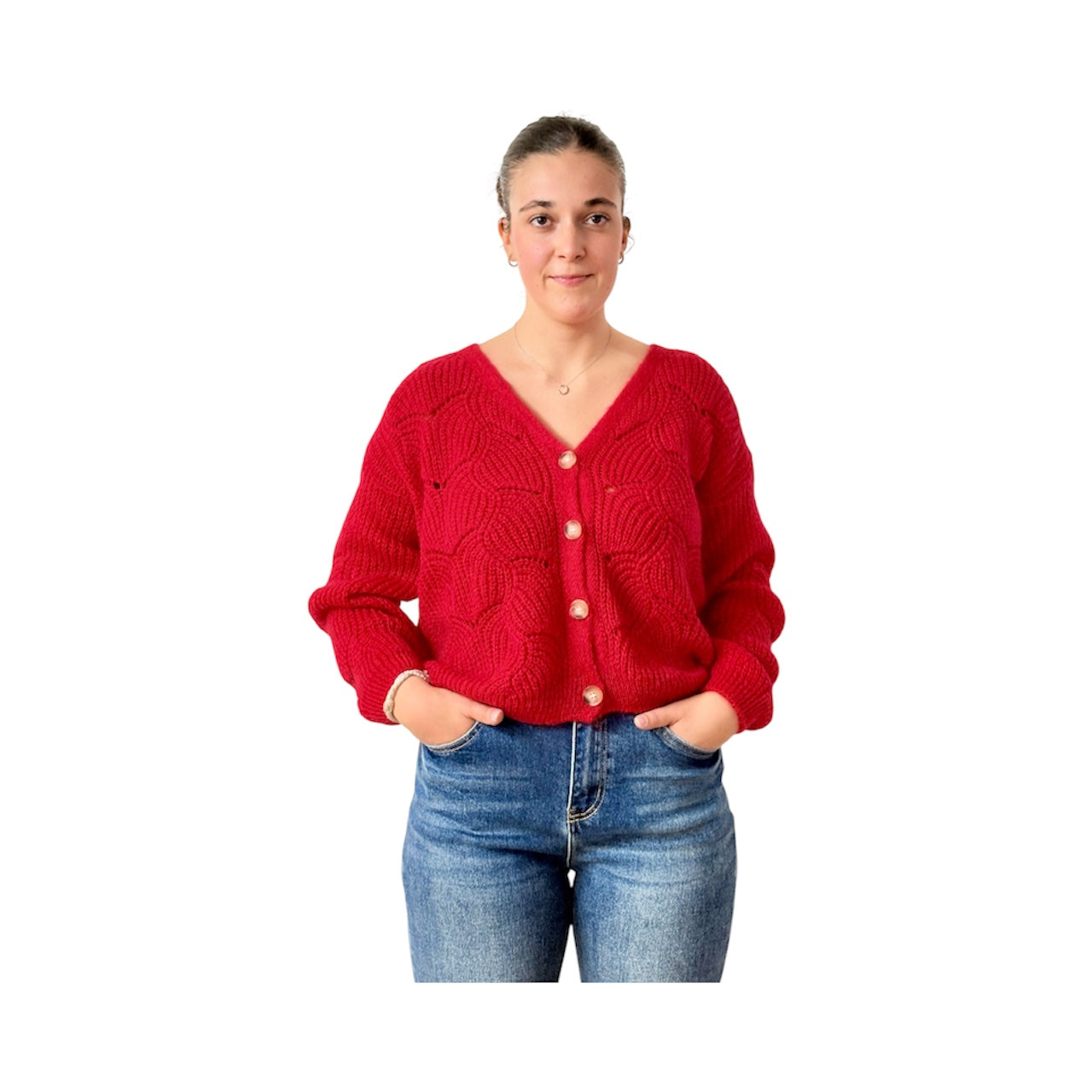 Cardigan loose mohair