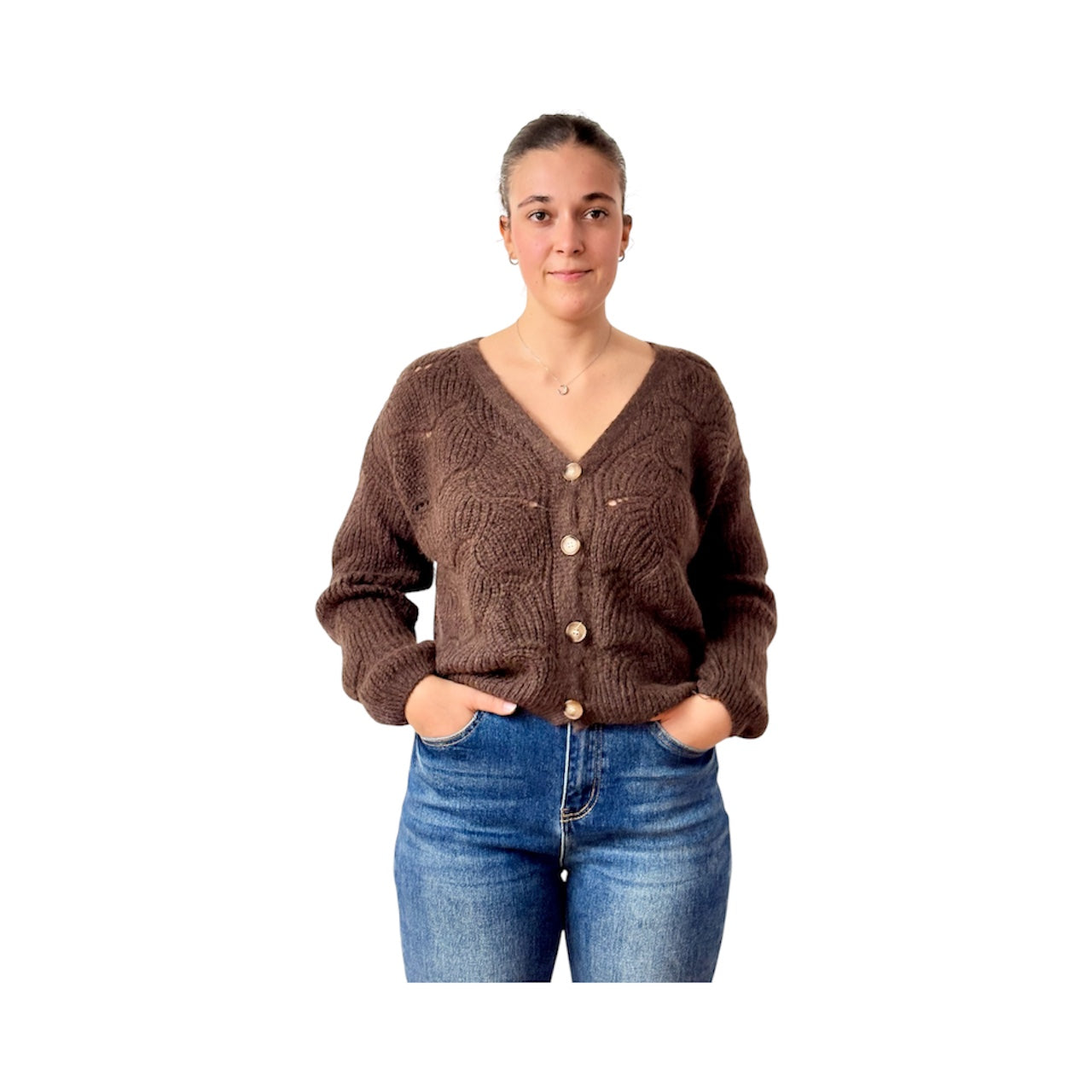 Cardigan loose mohair