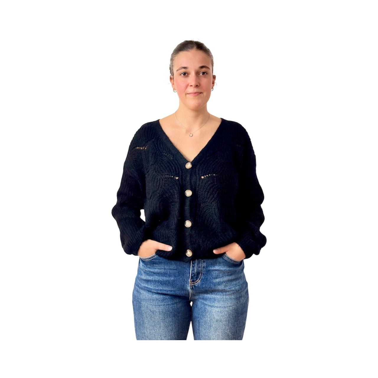 Cardigan loose mohair
