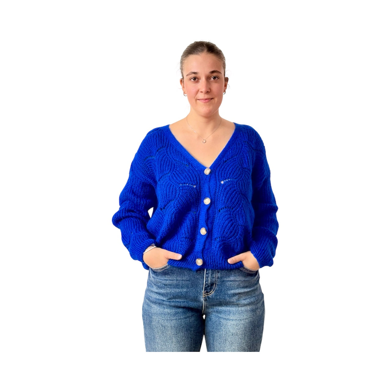Cardigan loose mohair