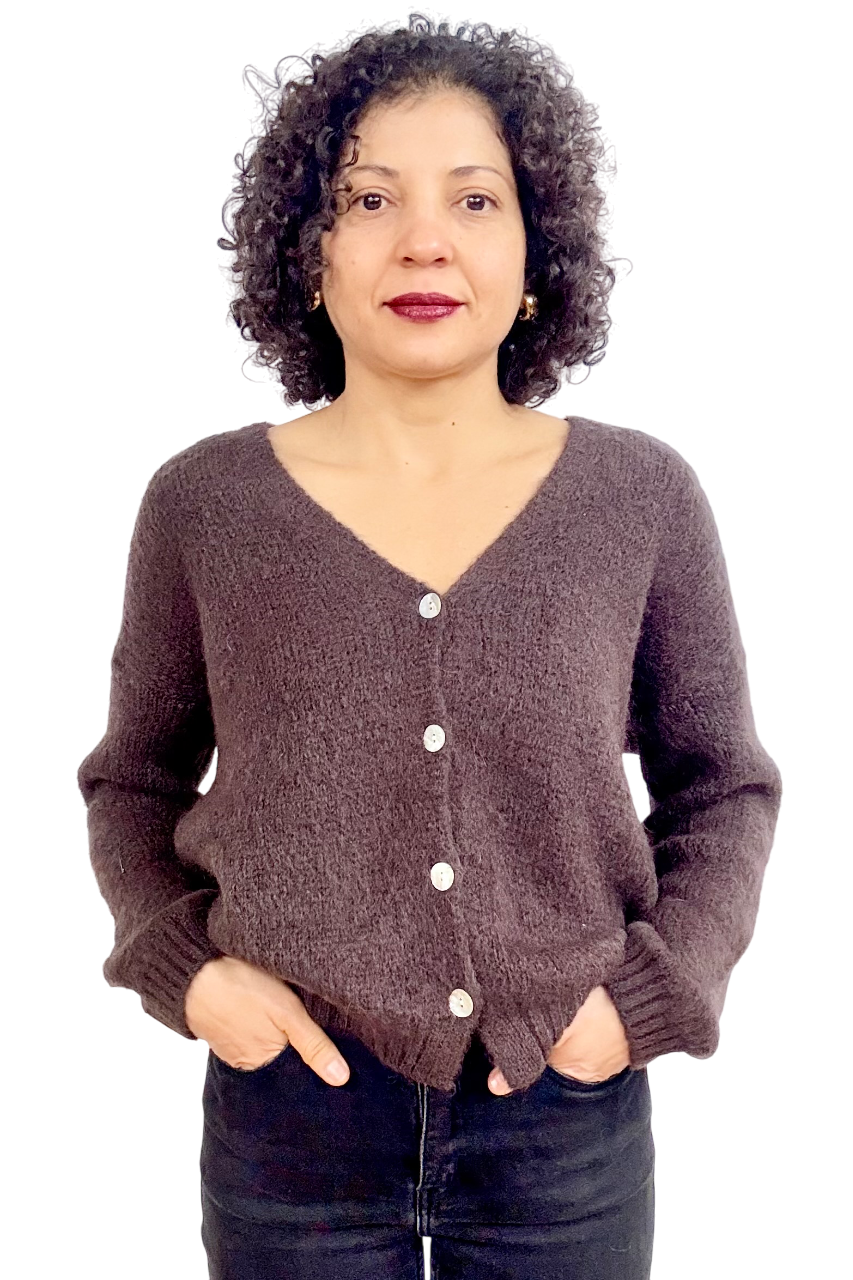 Cardigan kint button