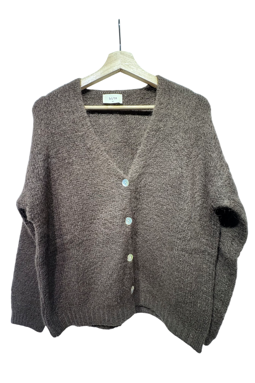 Cardigan kint button