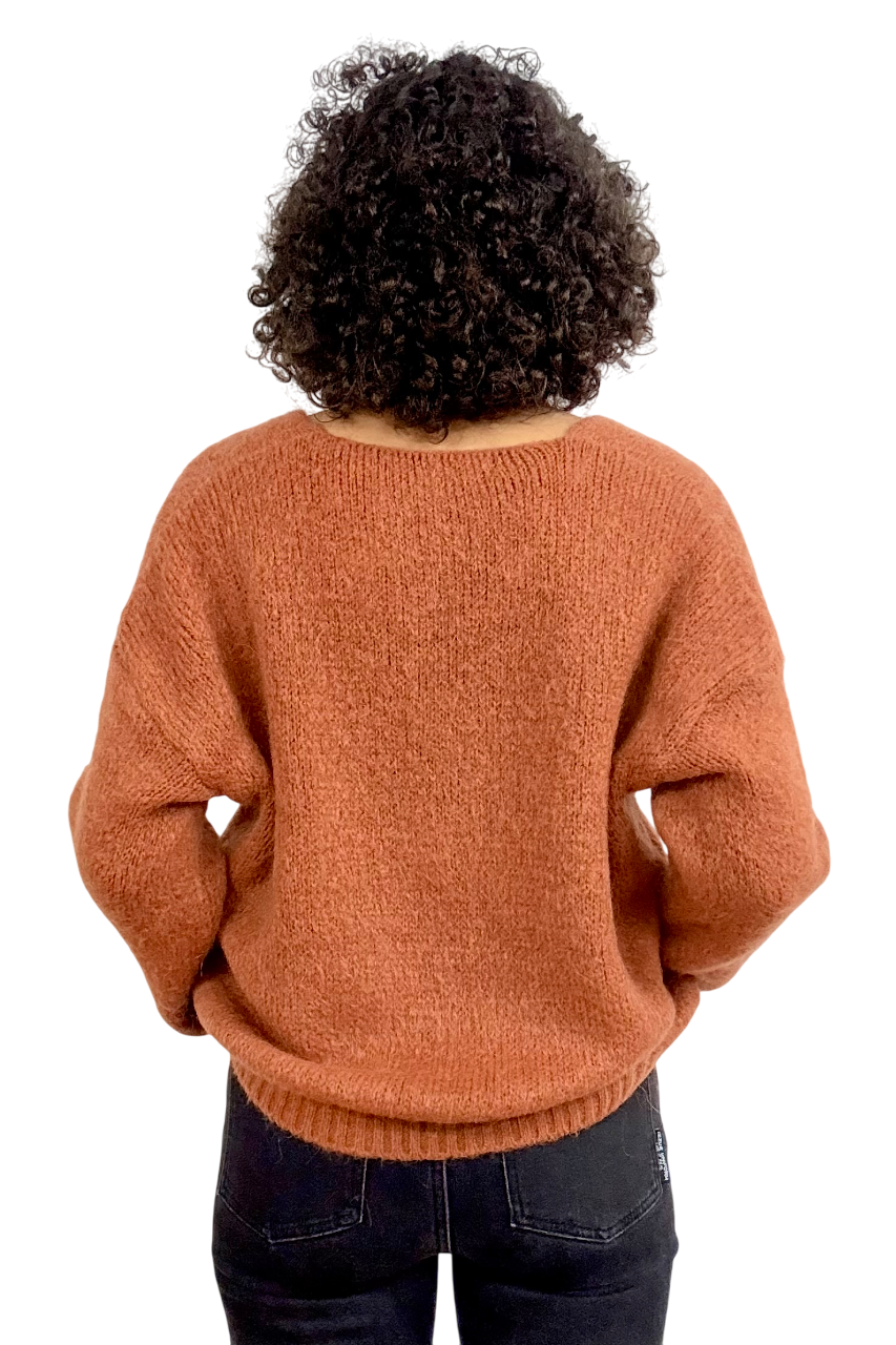 Cardigan kint button