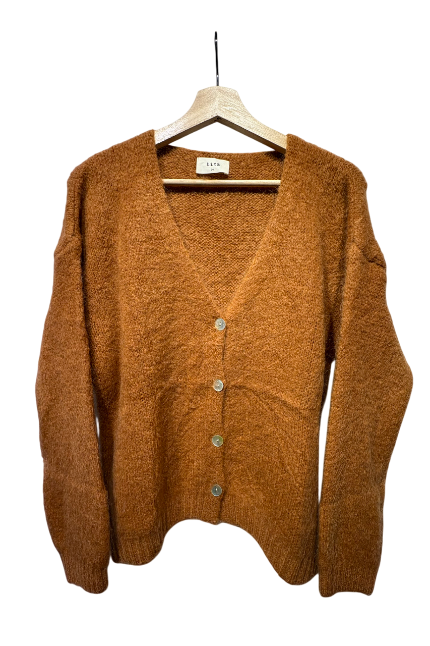 Cardigan kint button