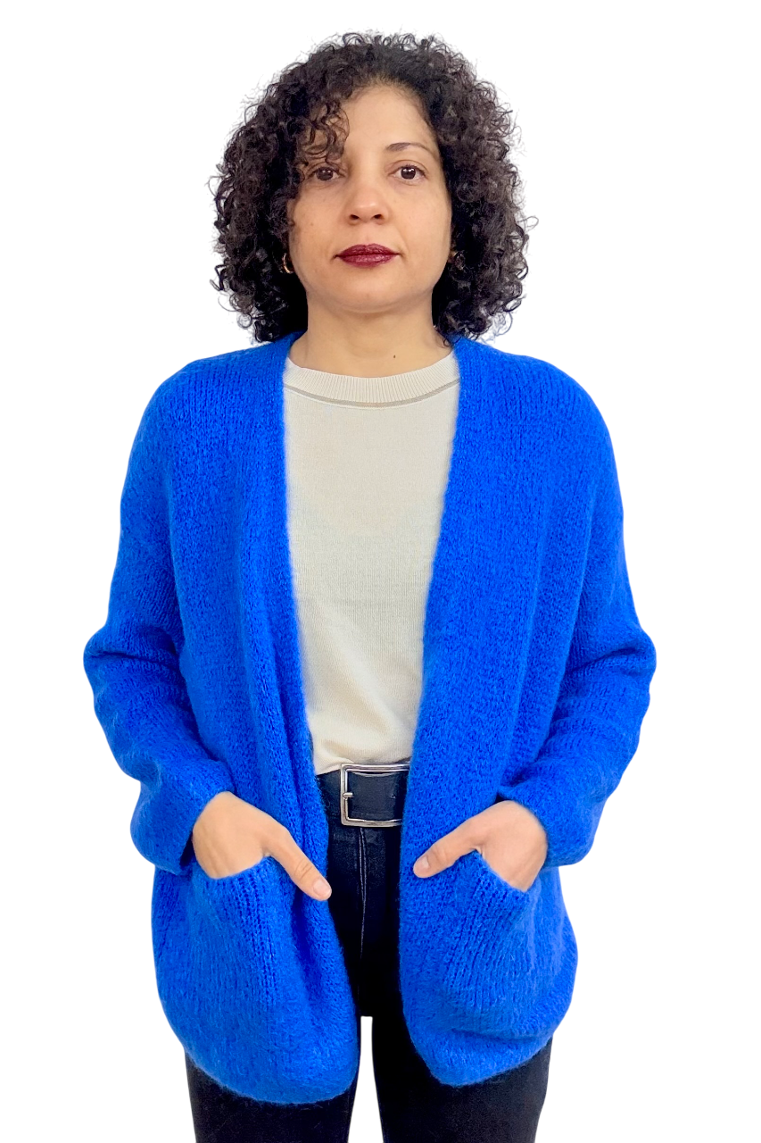 Cardigan kint pocket