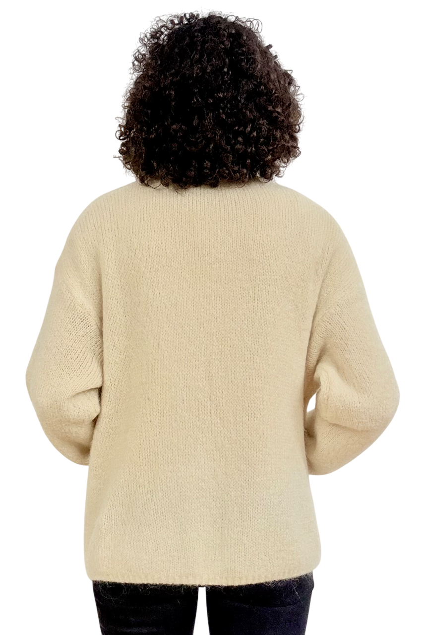 Cardigan kint pocket