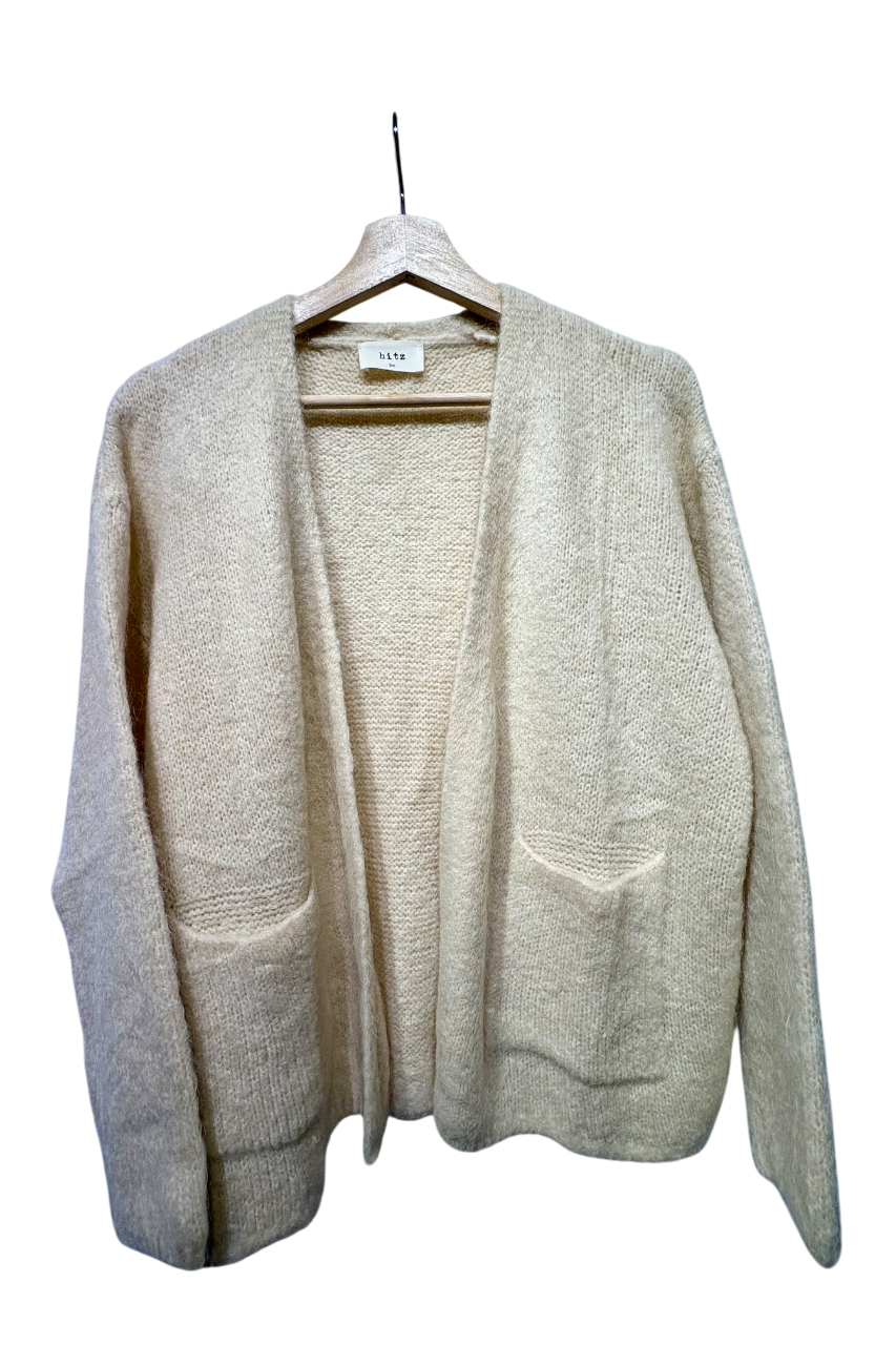 Cardigan kint pocket