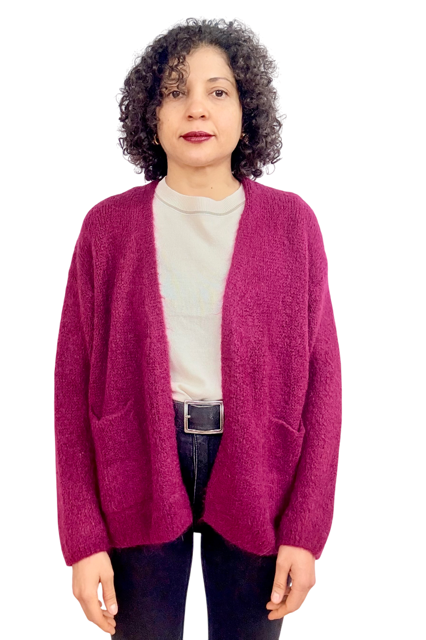 Cardigan kint pocket