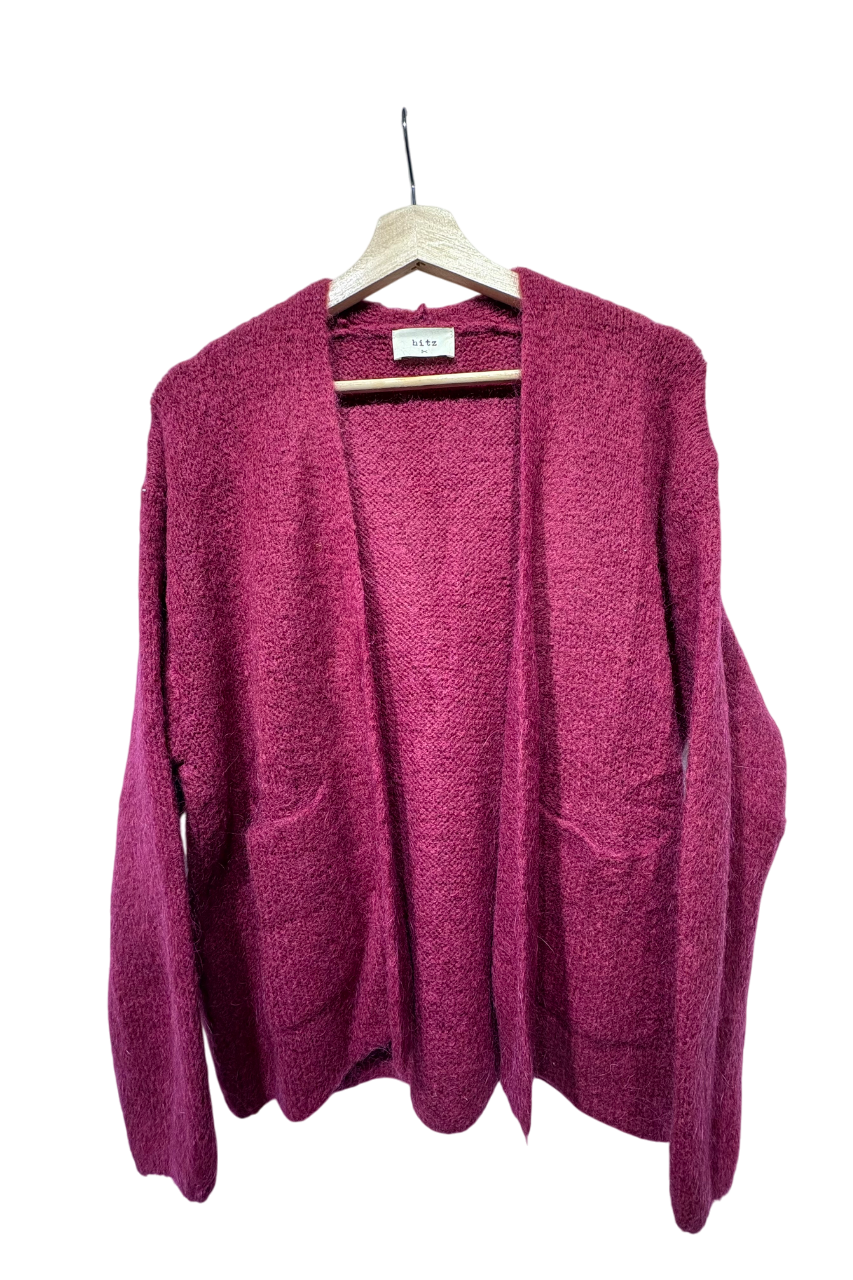 Cardigan kint pocket