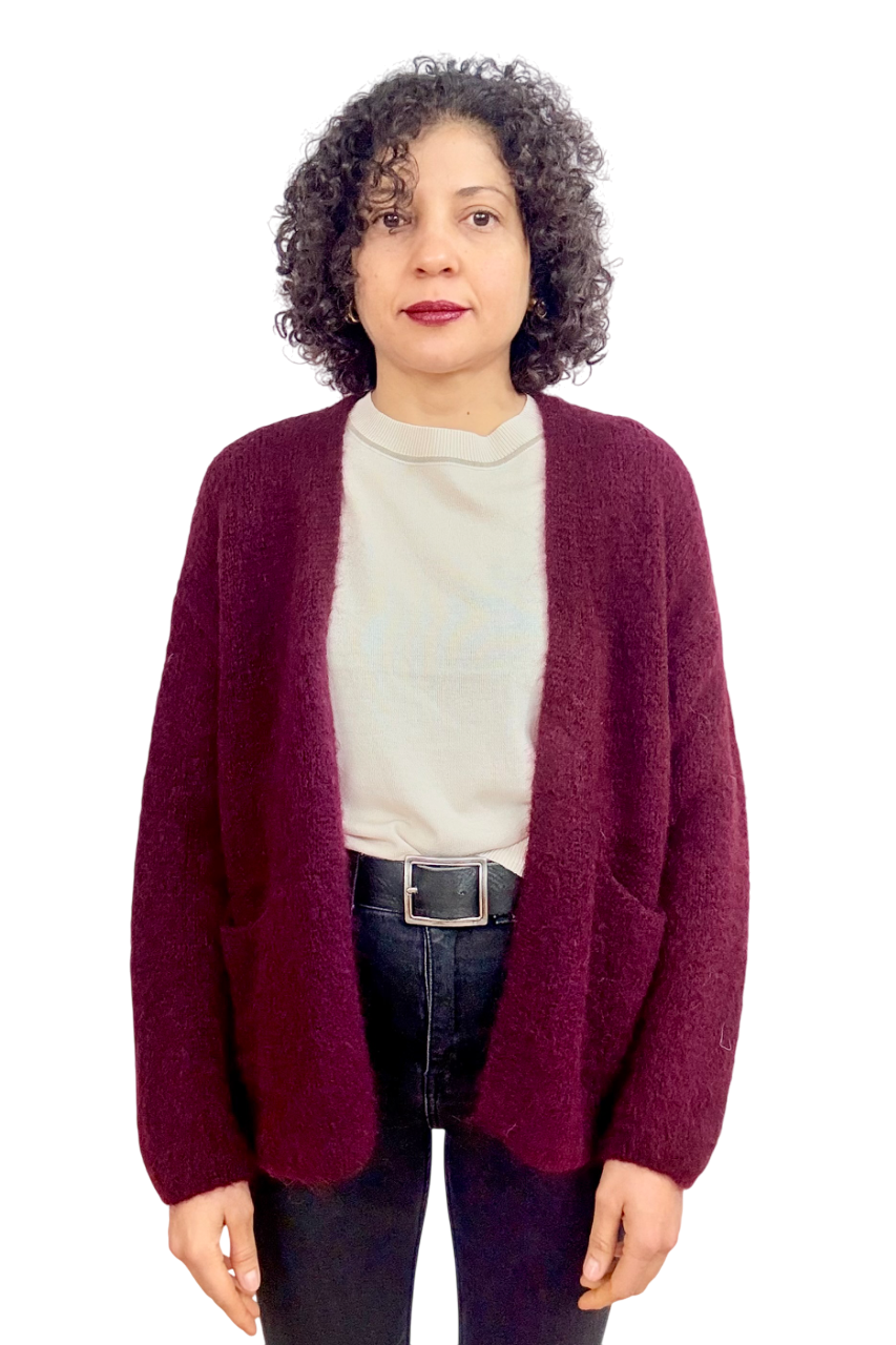 Cardigan kint pocket