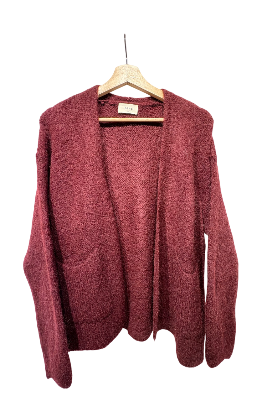 Cardigan kint pocket