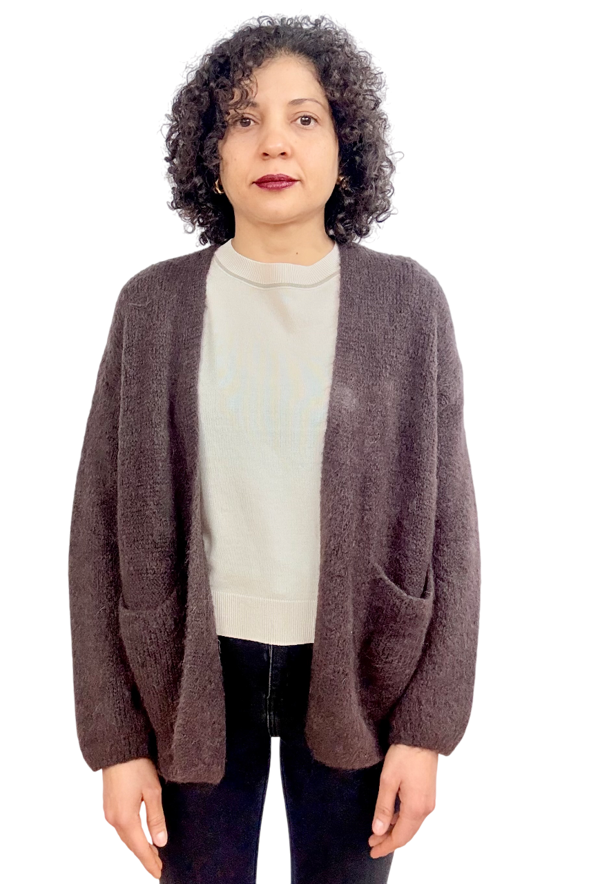 Cardigan kint pocket