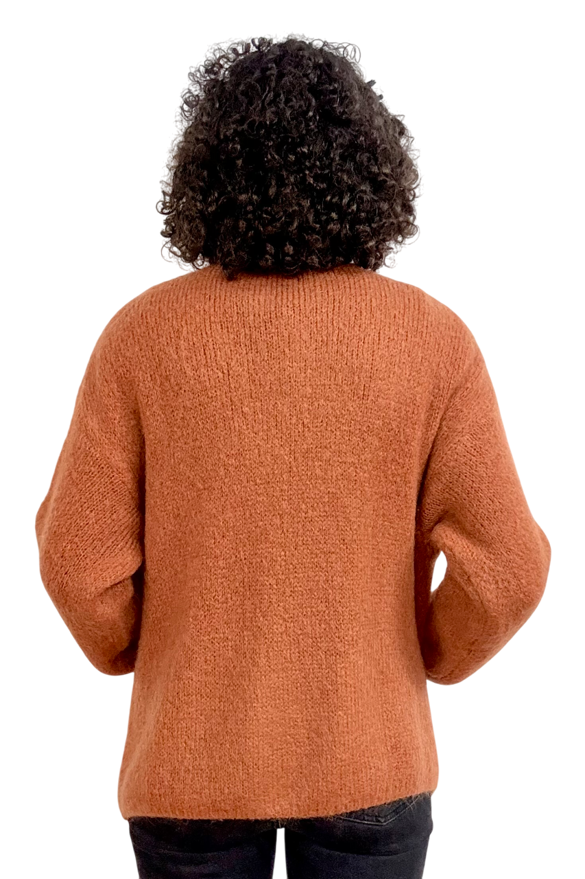 Cardigan kint pocket