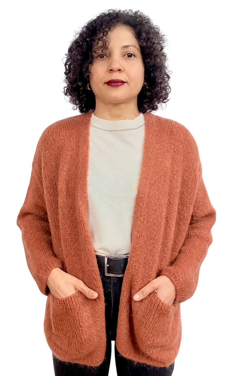Cardigan kint pocket
