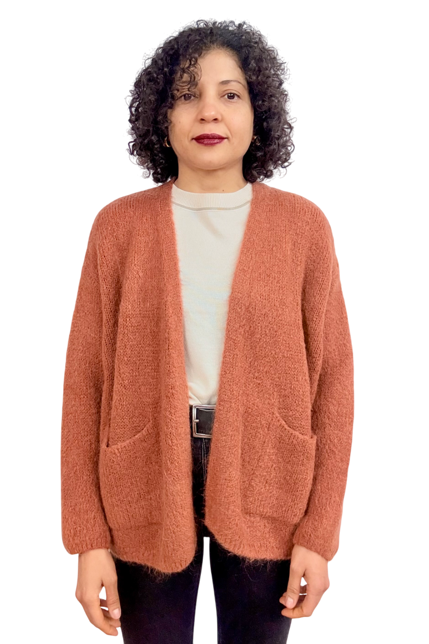 Cardigan kint pocket
