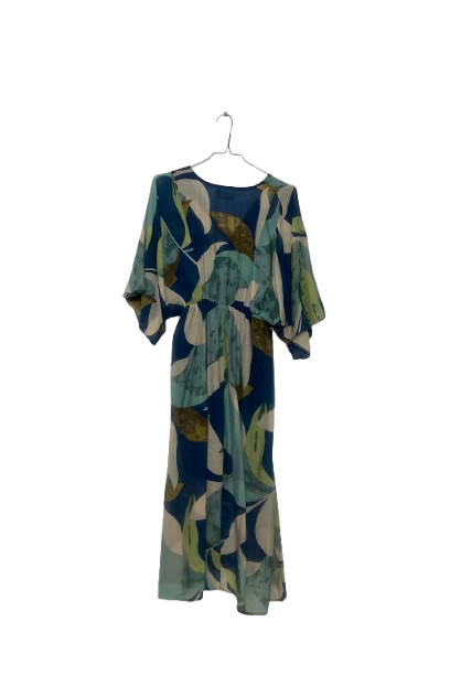 Vestido irina leaf
