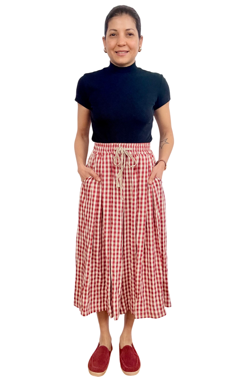 Pantalón vichy uda